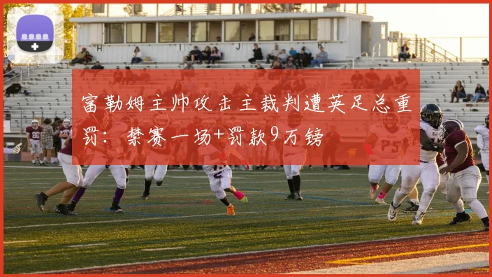 富勒姆主帅攻击主裁判遭英足总重罚：禁赛一场+罚款9万镑